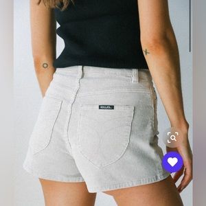 Rollas High Rise Cord Duster Short